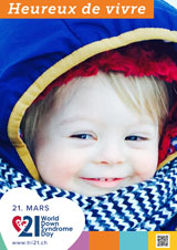 Affiche pour la journée mondiale de la trisomie 21