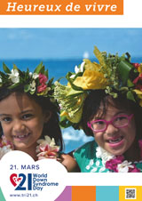 Affiche pour la journée mondiale de la trisomie 21