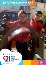 Affiche pour la journée mondiale de la trisomie 21