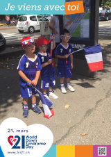 Affiche pour la journée mondiale de la trisomie 21