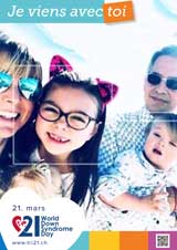 Affiche pour la journée mondiale de la trisomie 21