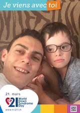 Affiche pour la journée mondiale de la trisomie 21