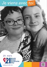 Affiche pour la journée mondiale de la trisomie 21