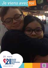 Affiche pour la journée mondiale de la trisomie 21