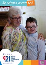 Affiche pour la journée mondiale de la trisomie 21