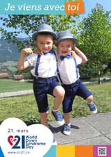 Affiche pour la journée mondiale de la trisomie 21