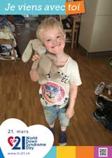 Affiche pour la journée mondiale de la trisomie 21