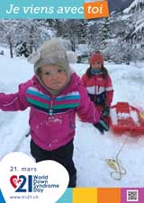 Affiche pour la journée mondiale de la trisomie 21