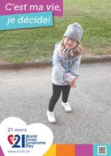 Affiche pour la journée mondiale de la trisomie 21