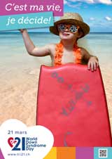 Affiche pour la journée mondiale de la trisomie 21