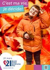 Affiche pour la journée mondiale de la trisomie 21