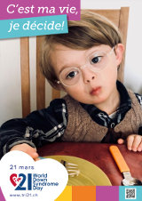 Affiche pour la journée mondiale de la trisomie 21