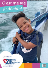 Affiche pour la journée mondiale de la trisomie 21