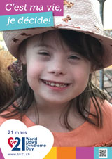 Affiche pour la journée mondiale de la trisomie 21