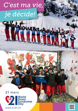 Affiche pour la journée mondiale de la trisomie 21