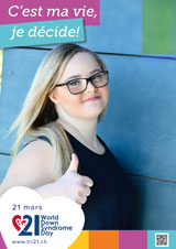 Affiche pour la journée mondiale de la trisomie 21