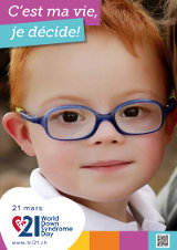 Affiche pour la journée mondiale de la trisomie 21