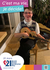 Affiche pour la journée mondiale de la trisomie 21