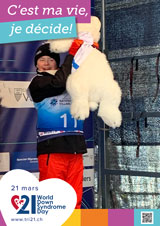 Affiche pour la journée mondiale de la trisomie 21