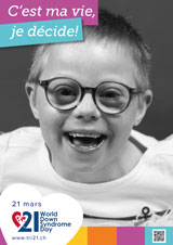 Affiche pour la journée mondiale de la trisomie 21