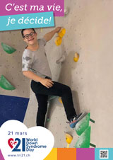 Affiche pour la journée mondiale de la trisomie 21