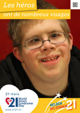 Affiche pour la journée mondiale de la trisomie 21