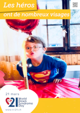 Affiche pour la journée mondiale de la trisomie 21