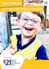 Affiche pour la journée mondiale de la trisomie 21