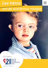 Affiche pour la journée mondiale de la trisomie 21