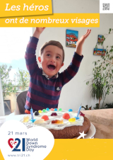 Affiche pour la journée mondiale de la trisomie 21