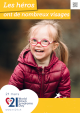 Affiche pour la journée mondiale de la trisomie 21