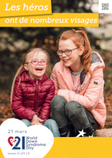 Affiche pour la journée mondiale de la trisomie 21