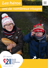 Affiche pour la journée mondiale de la trisomie 21