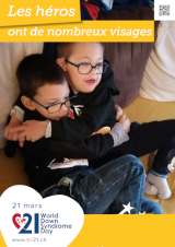Affiche pour la journée mondiale de la trisomie 21