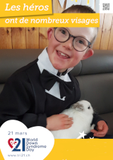 Affiche pour la journée mondiale de la trisomie 21