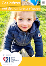Affiche pour la journée mondiale de la trisomie 21
