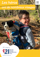 Affiche pour la journée mondiale de la trisomie 21