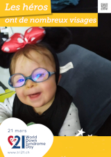 Affiche pour la journée mondiale de la trisomie 21