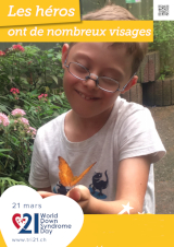 Affiche pour la journée mondiale de la trisomie 21
