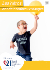 Affiche pour la journée mondiale de la trisomie 21