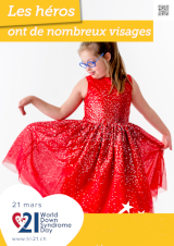 Affiche pour la journée mondiale de la trisomie 21