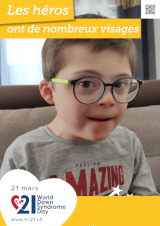 Affiche pour la journée mondiale de la trisomie 21