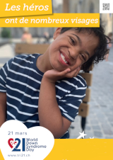 Affiche pour la journée mondiale de la trisomie 21