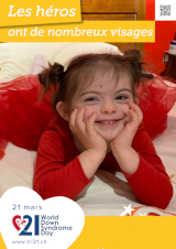 Affiche pour la journée mondiale de la trisomie 21
