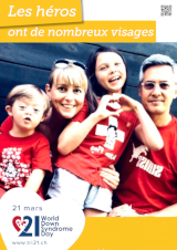 Affiche pour la journée mondiale de la trisomie 21