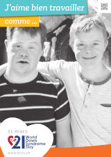 Affiche pour la journée mondiale de la trisomie 21