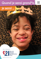 Affiche pour la journée mondiale de la trisomie 21