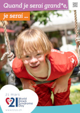 Affiche pour la journée mondiale de la trisomie 21