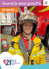 Affiche pour la journée mondiale de la trisomie 21