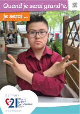 Affiche pour la journée mondiale de la trisomie 21